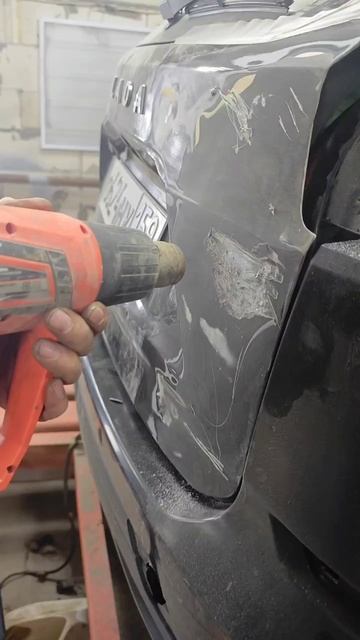 как быстро ободрать шпаклёвку с машины