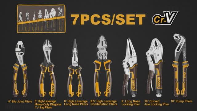 Набор плоскогубцев 7 шт (6) INGCO COS23036