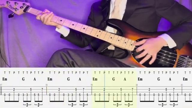 Red Hot Chilli Pappers-Higher Ground(guitar bass cover,tab)