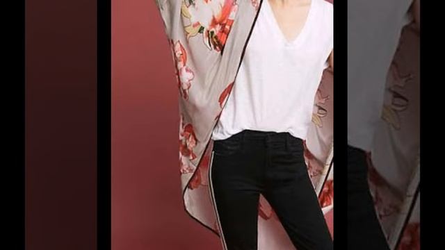 Classy Fabulous Stylish Kimono & Top Design For Girls#Summer Wear Outfits