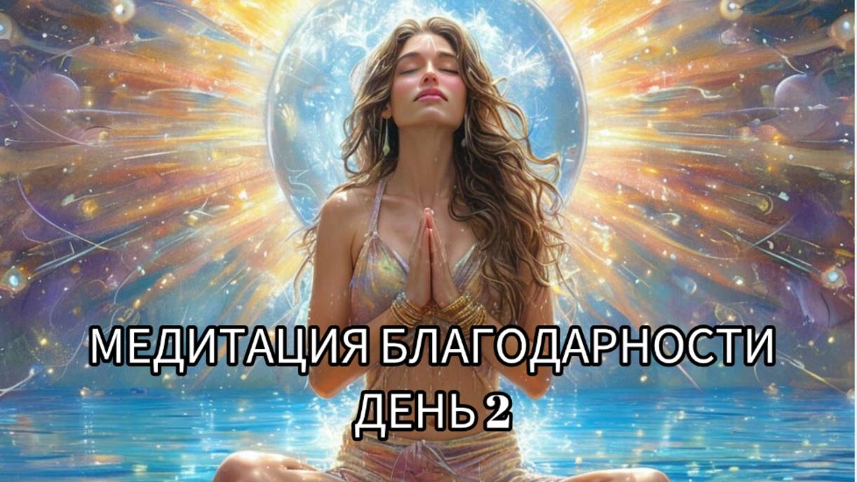 КЛЮЧ К БЛАГОПОЛУЧИЮ. МЕДИТАЦИЯ БЛАГОДАРНОСТИ ДЕНЬ 2.