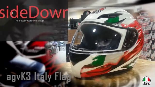 AGV K3 Italy Flag Helmet