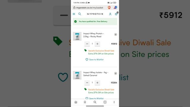 Myprotein DIWALI SALE 2022🔥Highest discount || Diwali sale details || #Myprotein #Impactwhey #Diwal