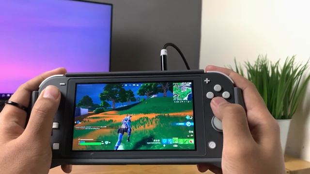 Fortnite Gameplay On My Nintendo Switch Lite - No Build Mode