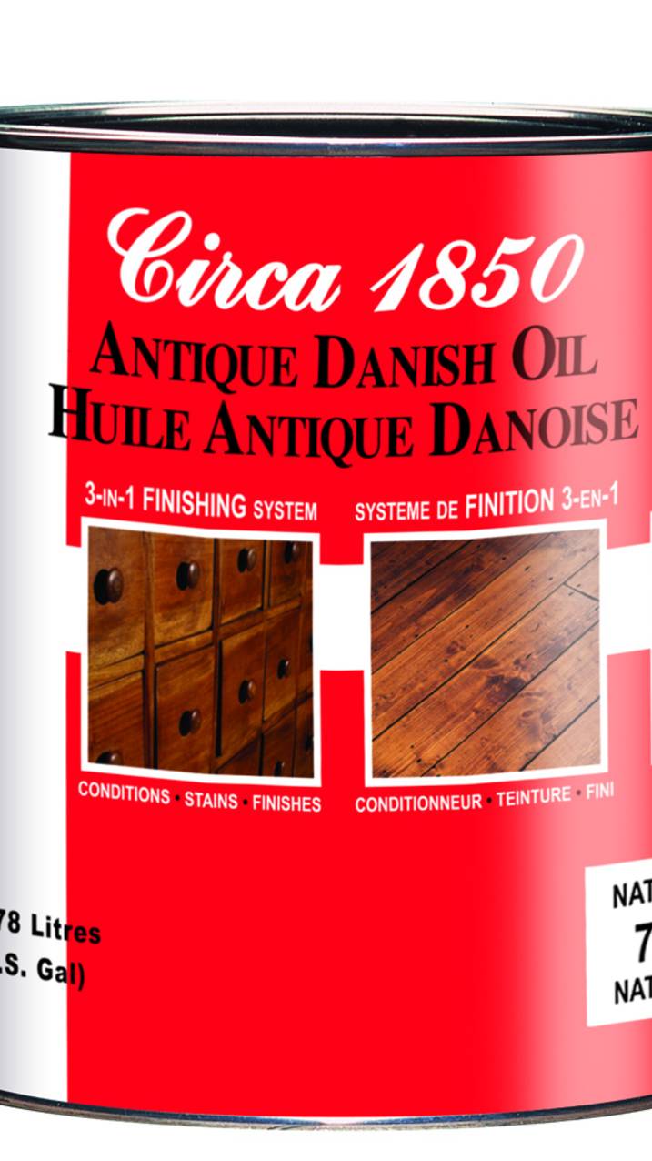 Нанесение CIRCA 1850 Antique Danish Oil