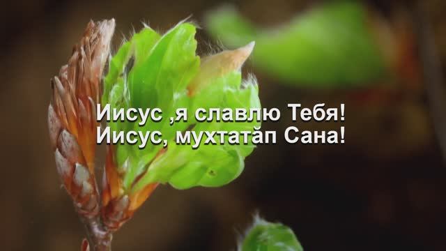 Иисус, я славлю Тебя - Иисус, мухтатӑп Сана
