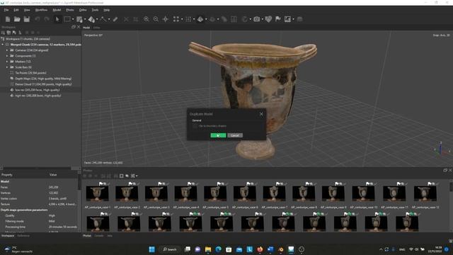 Metashape tip: create multiple different resolution models in the same chunck