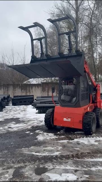 ковш с прижимом на минипогрузчик завод ст-техникс