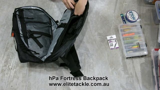 HPA Fortress Back Pack review with Elite Tackle