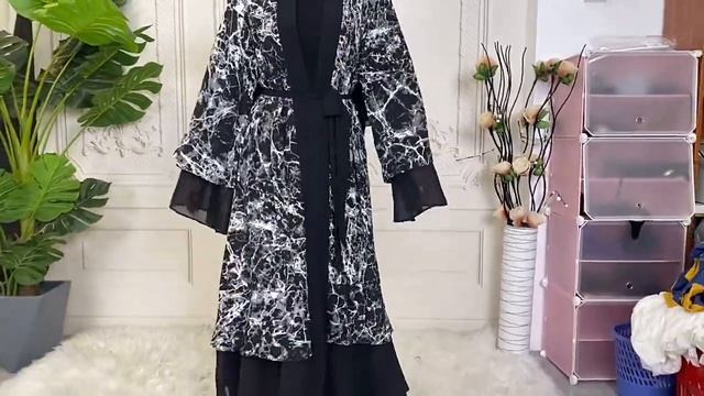 Robe Longue Kimono Femme Musulmane Dubai Abaya For Women Kaftan Pakistan Turkey Islam Arabi