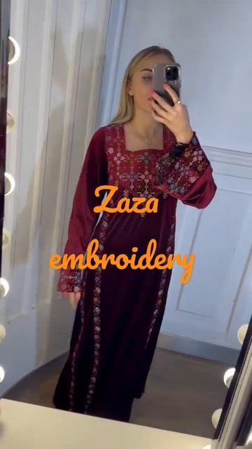 zaza embroidery new collection velvet  2023