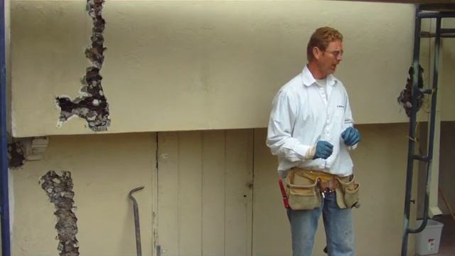 Removing stucco safely requires training to avoid accident or worse