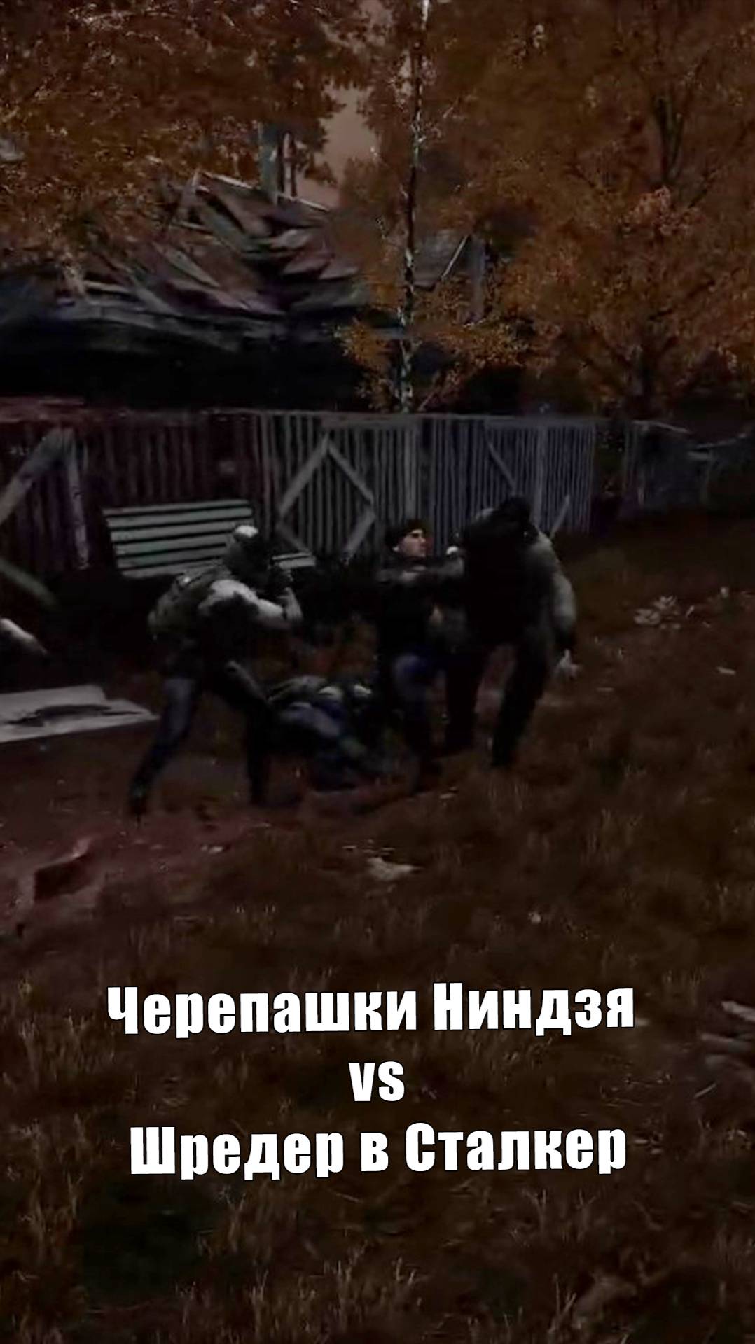 Черепашки Ниндзя vs Шредер в Сталкер #stalker #смешныемоменты #игры #twitch
