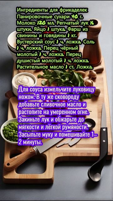 Шведские фрикадельки в сливочном соусе.