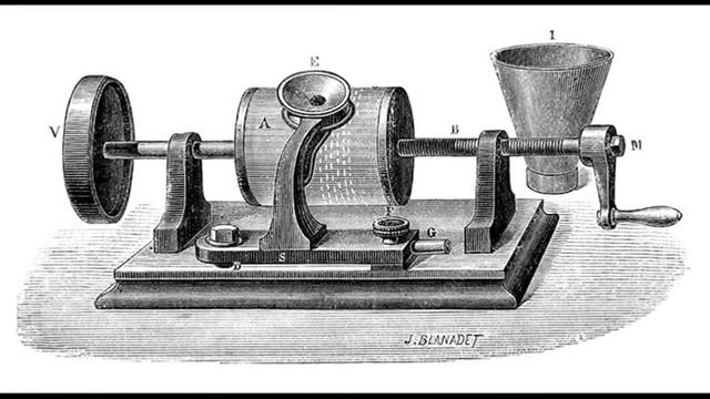 21st November 1877 Thomas Edison announced his phonograph, the first machine to record & play sound