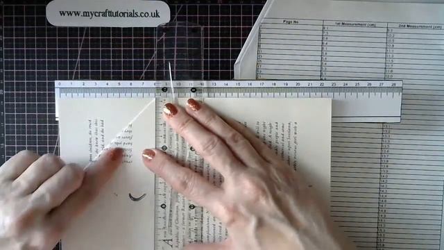 How to Book FOLD. How to use a magnetic ruler