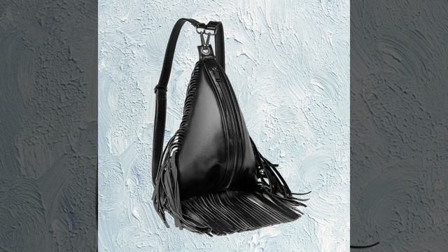 Gothic Steampunk Retro Rock Bag Fashion Women Tassel backpack Black PU Leather backpack New