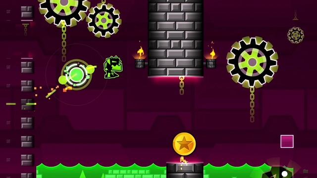 Мой новый хардест!!!Deadlocked by RobTop. Geometry dash.