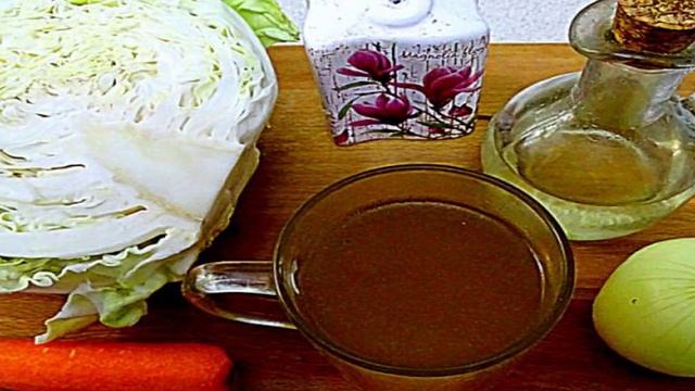 Капуста тушеная по-чешски