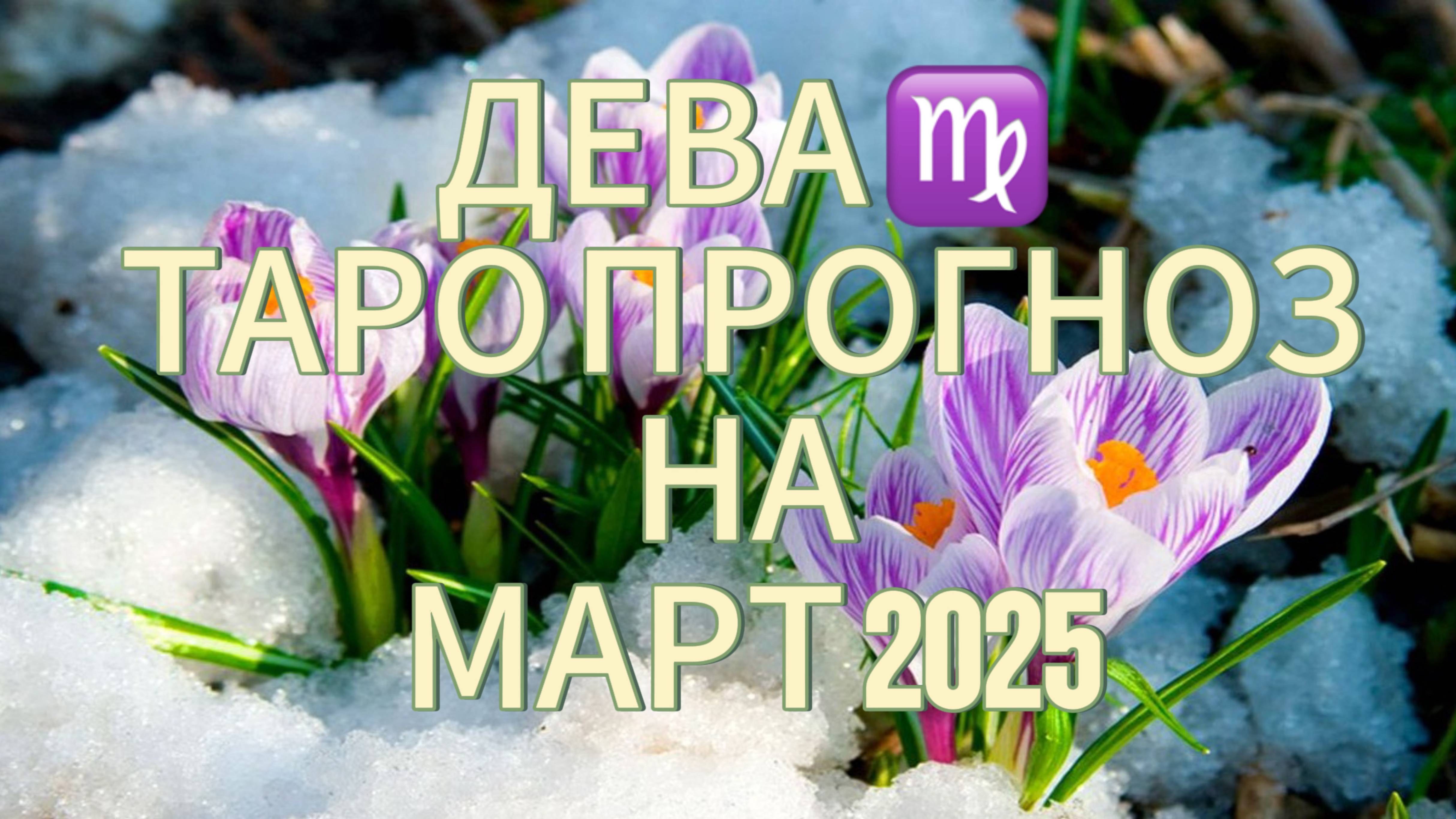 ДЕВА ♍️ ТАРО ПРОГНОЗ на март 2025!🌹