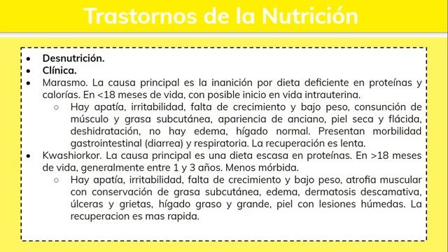 Nutrición en Pediatría 5/5 - Pediatría