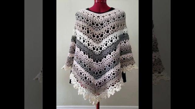 Classy 2020-2021 Women Handmade Crochet Cape Shawls Poncho & Caplets Patterns Designs & Ideas