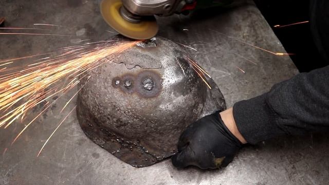 Rusty & Broken Helmet Restoration