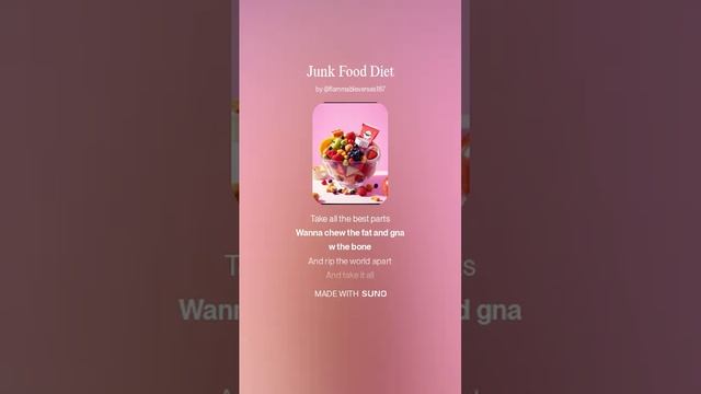 Junk Food Diet