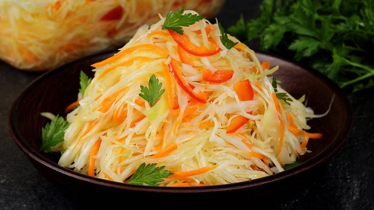 Маринованная капуста БЫСТРАЯ Вкусный салат на каждый день! Вкусные Советы