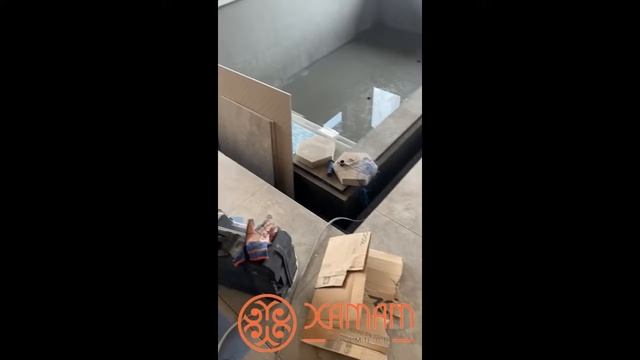 Обычная рабочая обстановка при отделке хаммама в частном SPA #хамамнск #shots #хаммам #hamamnsk
