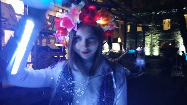 Вечерняя феерия в центре Москвы