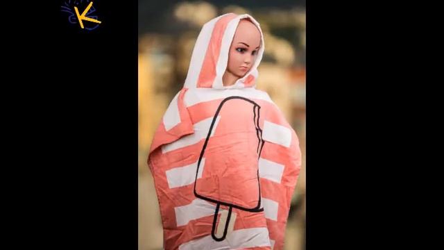 Hooded Towel Poncho