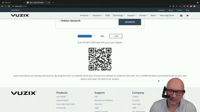 Gemvision Tip: the quickest way to connect your Vuzix Smart Glasses (M400/M4000/Blade) to Wifi!