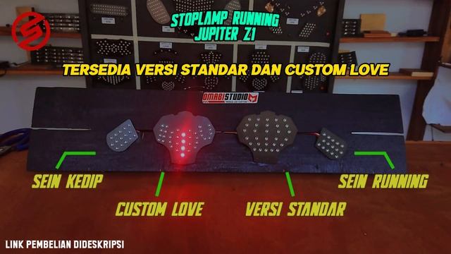 STOPLAMP JUPITER || STOPLAMP RUNNING JUPITER Z1 FULL 20 MODE PNP SETTING LEWAT APLIKASI