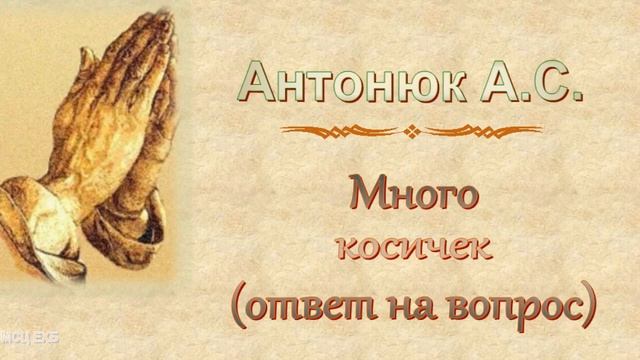 Антонюк А.С. "Много косичек" (ОТВЕТ НА ВОПРОС) - МСЦ ЕХБ