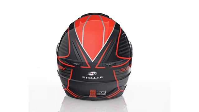 Suomy Stellar Cruiser Red Fluo Helmet at SpeedAddicts.com