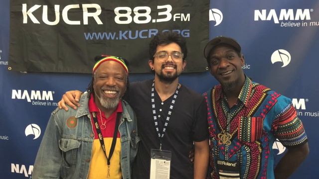 Leon Mobley and Marcus L. Miller - KUCR at the 2017 NAMM Show