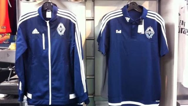 Vancouver Whitecaps Jacket & Polo 2015 by Adidas at NAS 604-299-1721