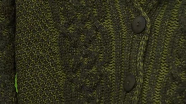 Aran Craft Merino Wool Plaited Shawl Collar Cardigan with Stacey Stauffer