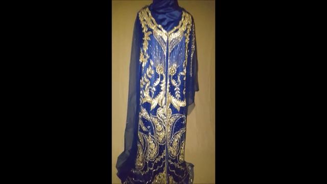 Caftan Kaftan Takchita Tanger Royal Blue