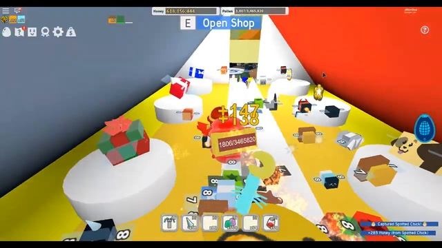 Обновление симулятора пчеловода получил кучу вещей с босса bee swarm simulator Roblox