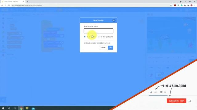 Treasure Diver Game in Scratch 3 | Scratch 3.0 Tutorial