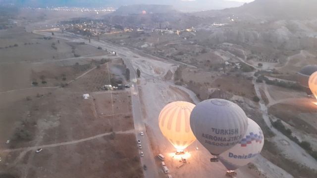Взлет на воздушном шаре Каппадокия