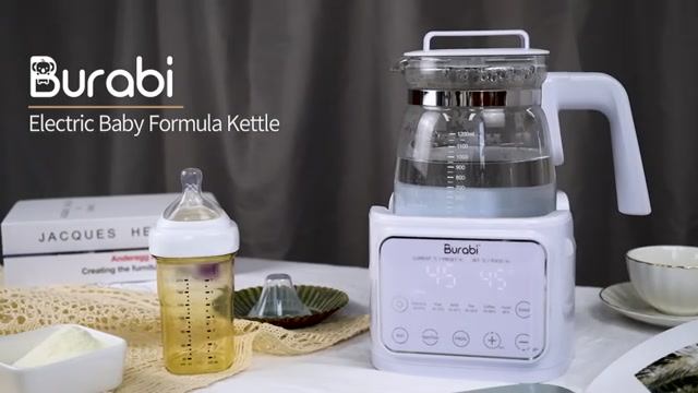 Burabi Kettle Электрический чайник с поддержанием температуры 24/7 для приготовления детской смеси