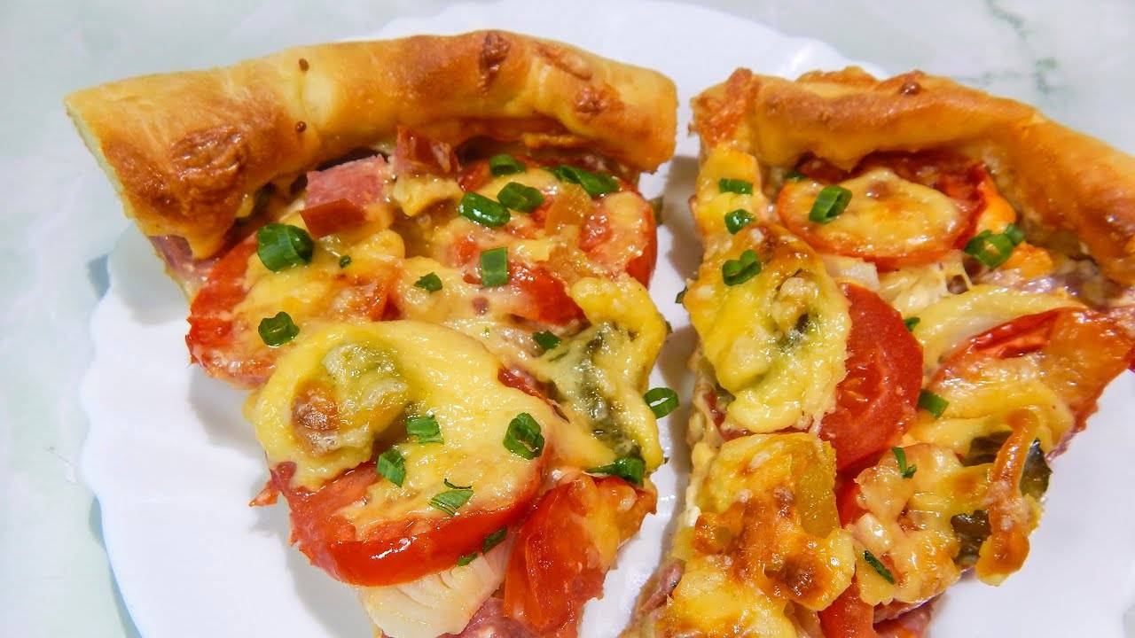 Школьная пицца из слоеного теста! Самый простой рецепт пиццы | Вкусный Ларчик
