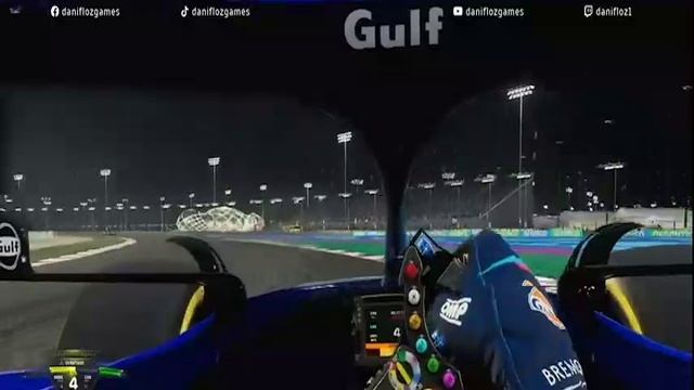 🔥 Кто быстрее на прямых? QATAR GP (Race) в F1 2023 Career Mode! 🚀