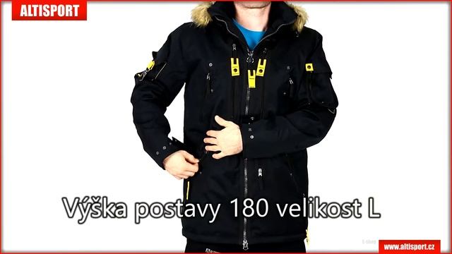 pánská zimní bunda husky nerida m černá