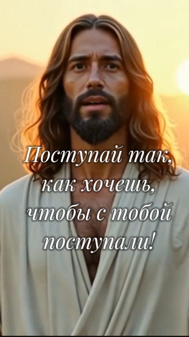 Золотое правило жизни!