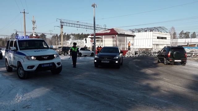 Акция на железнодорожном переезде. Сузунский район