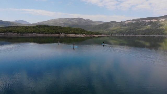 Paddleboarding Slano Lake